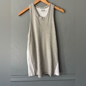 Z by Zella | Grey White Tank | Yoga Workout | M 🧘‍♀️💪
